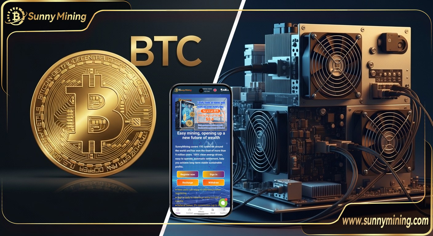 BTC Reaches a Critical Level—SunnyMining Launches Automated Mining App to Help Users Easily Earn Daily Bitcoin Passive Income