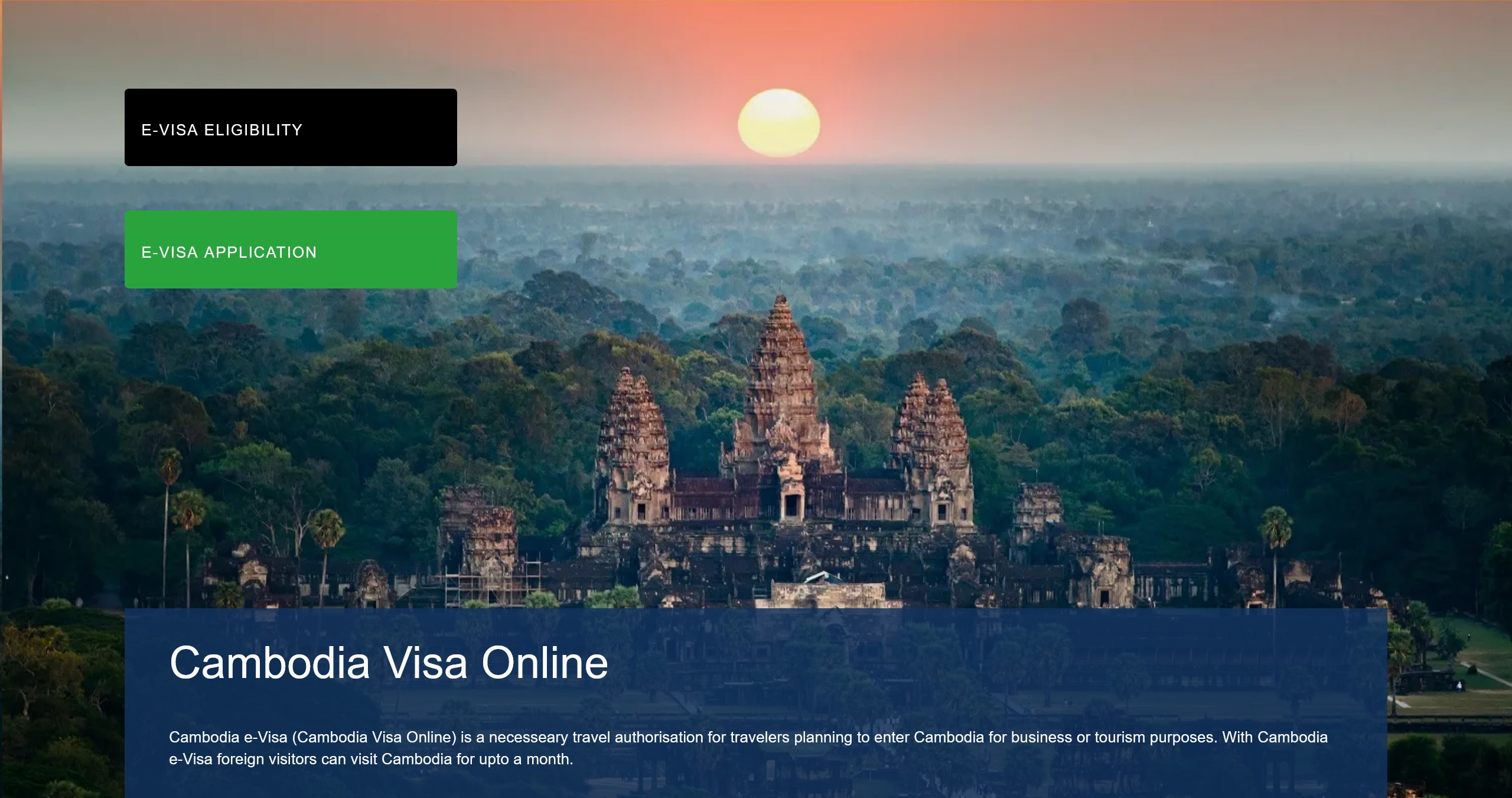 Cambodia Visa For Germans And French Citizens