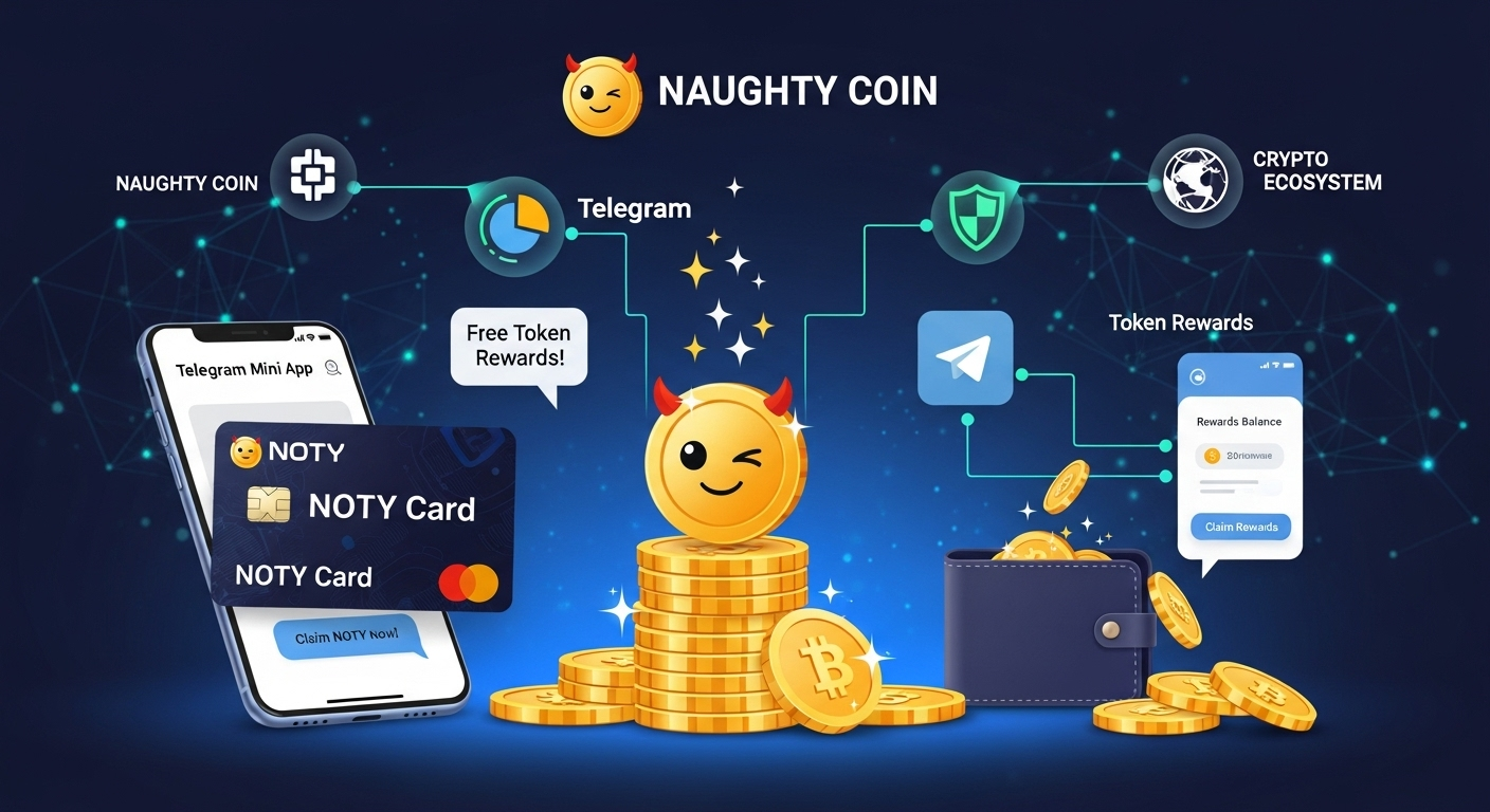 Naughty Coin (NOTY) Launches Revolutionary Crypto Ecosystem: Introducing the NOTY Card and Free Token Rewards via Telegram Mini App