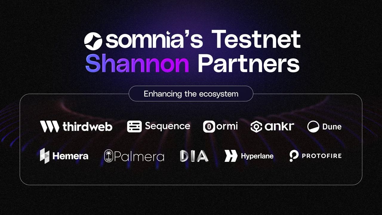 Somnia Expands Testnet Infrastructure with Leading Web3 Partners Ahead of Mainnet