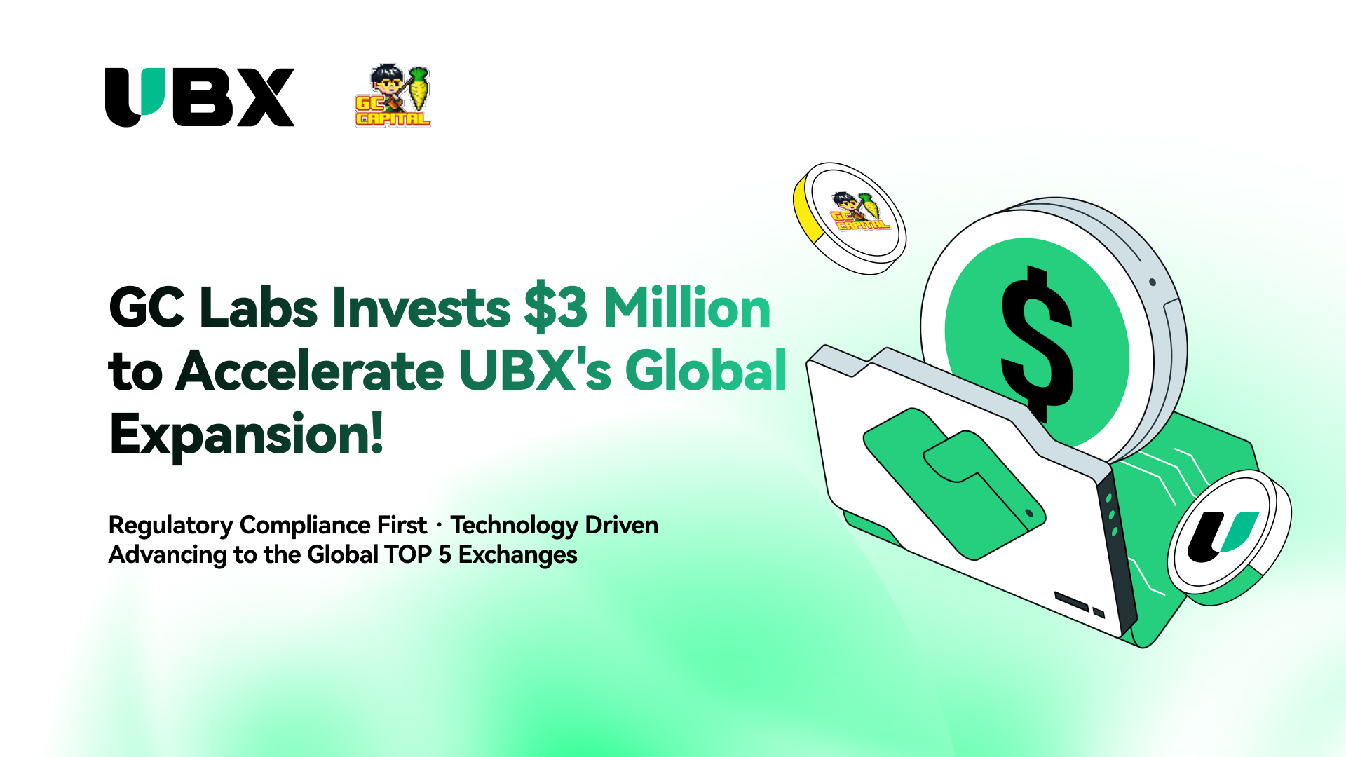 UBX Exchange Secures $3 Million from GC Capital, Advancing to a New Level in the Global Digital Asset Market