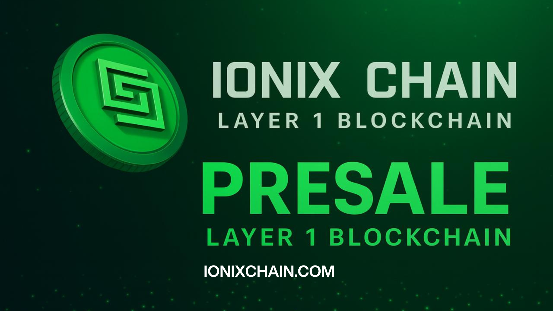 Best Crypto Presale 2025 – IONIX CHAIN Launches Revolutionary AI Layer 1 Blockchain Presale to 1000x Investment