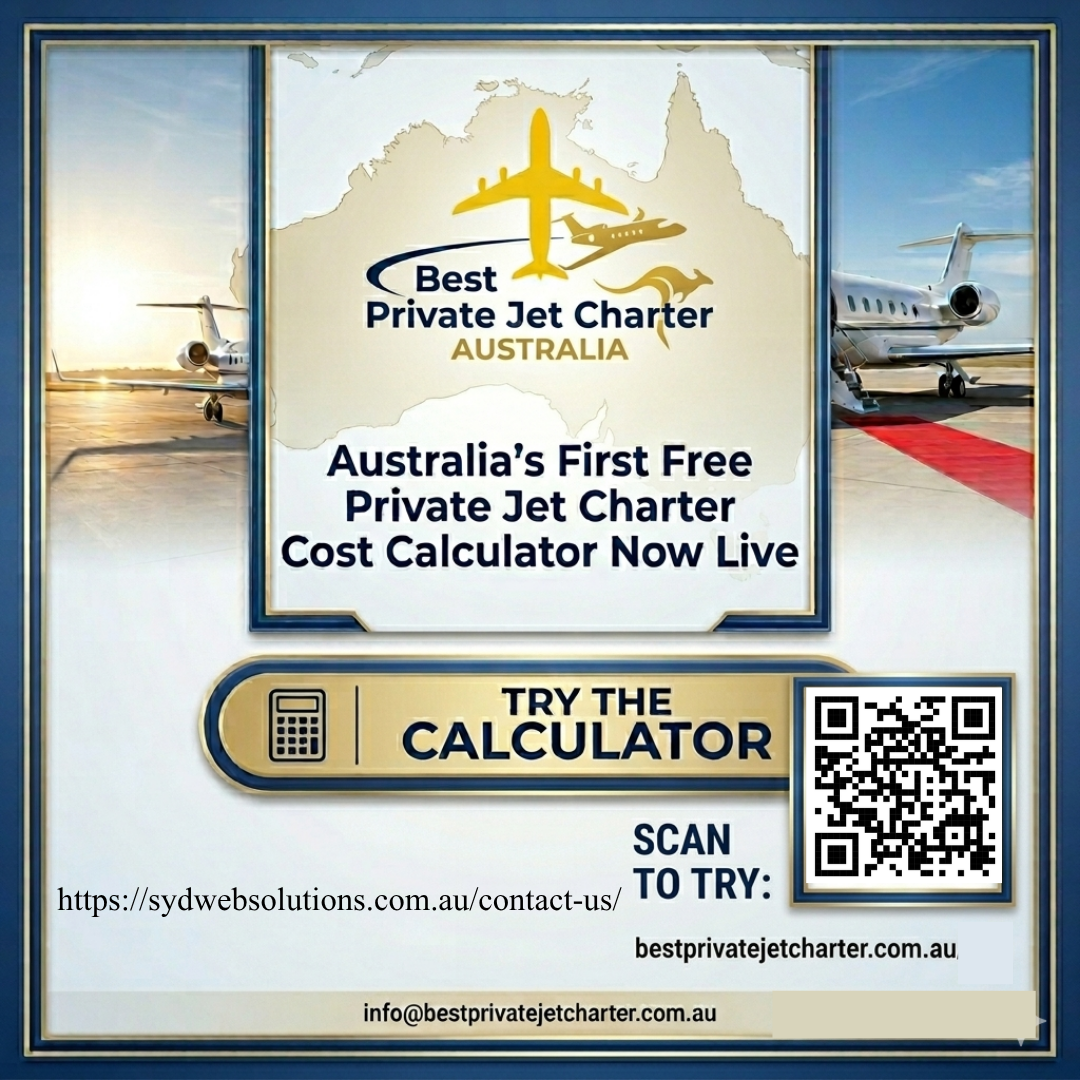 Best Private Jet Charter Australia Cost Calculator